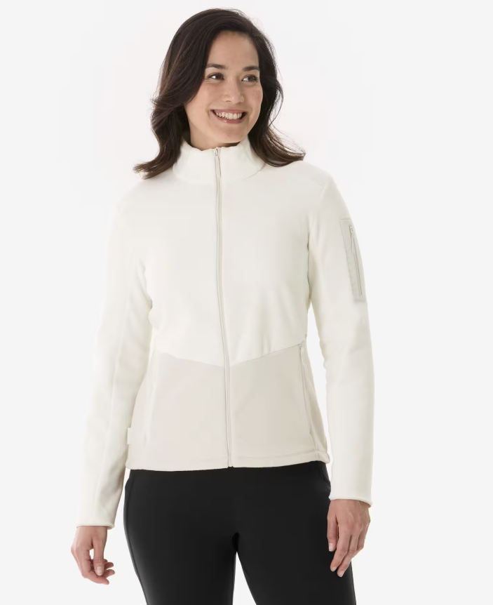 Pile Quechua MH500 full zip 230gr/m2 5/10 gradi donna - 25€