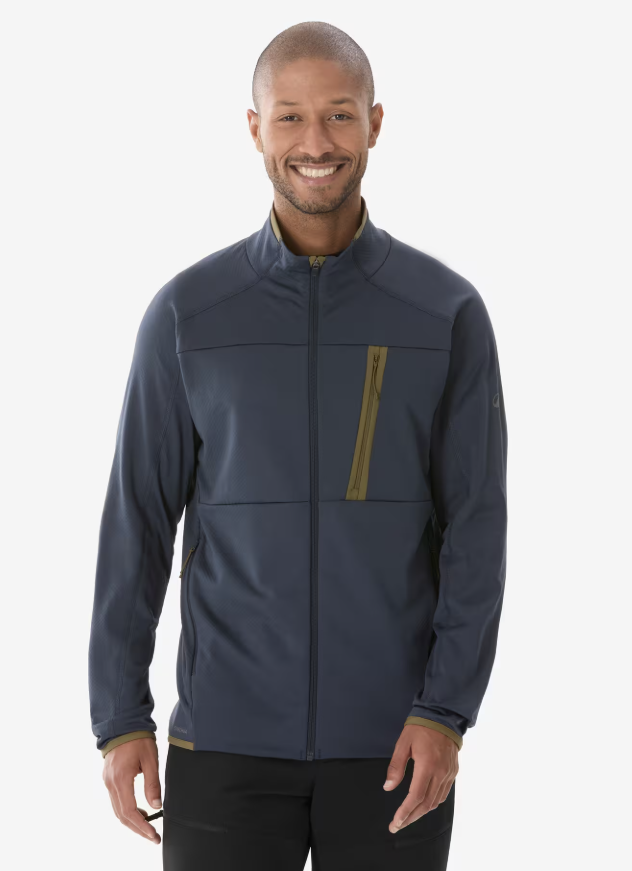 Pile MH500 light full zip uomo, 340g/m2, ret 4, 35€
